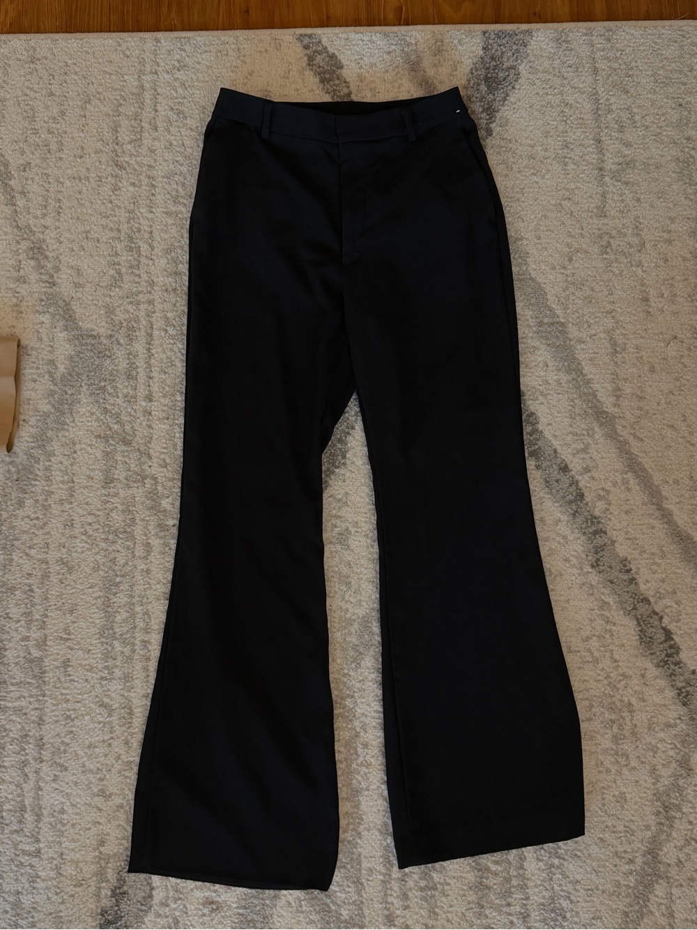 Uniqlo Black Dress Trousers - Slight Flare - Picture 1 of 3